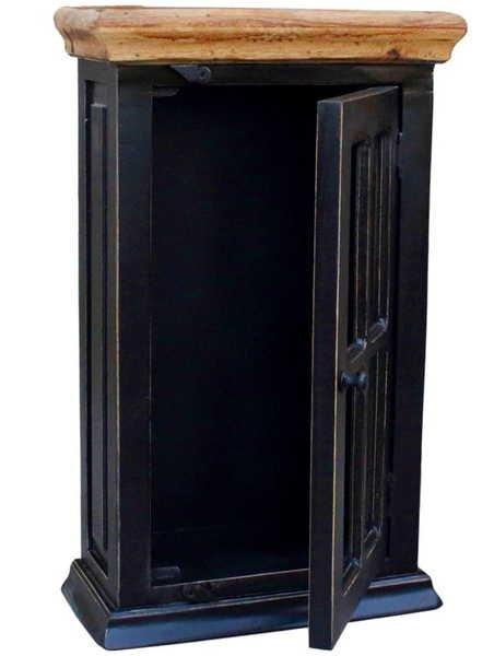 mutoni Armoire murale Taverna couleur miel noir  