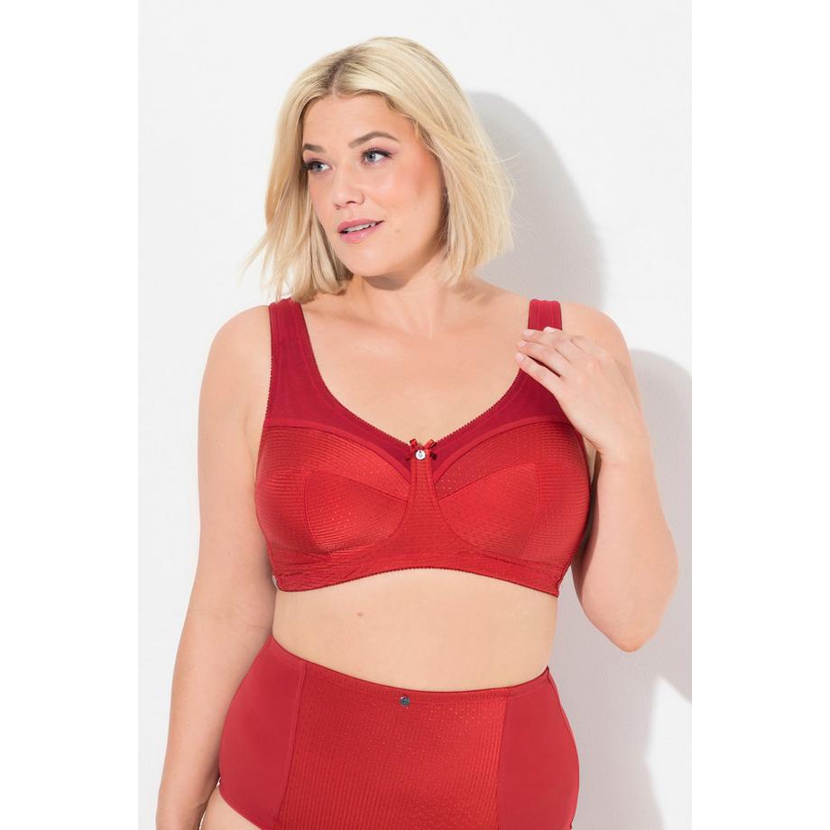Ulla Popken Soutien-gorge de maintien structuré sans armatures bonnet C-H  