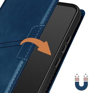 Avizar  Étui Galaxy A34 5G Porte-Carte Bleu Nuit 