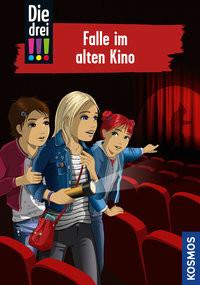 Die drei !!!, 95, Falle im alten Kino Vogel, Maja von; Biber, Ina (Illustrationen) Copertina rigida 