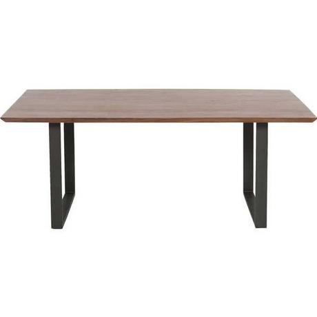 KARE Design Tisch Symphony Walnut Rohstahl 160x80cm  