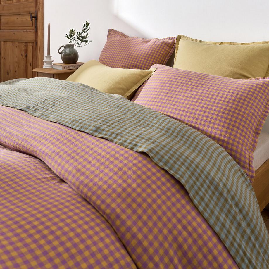 La Redoute Intérieurs Acélie Vichy-Karo Duvetbezug  