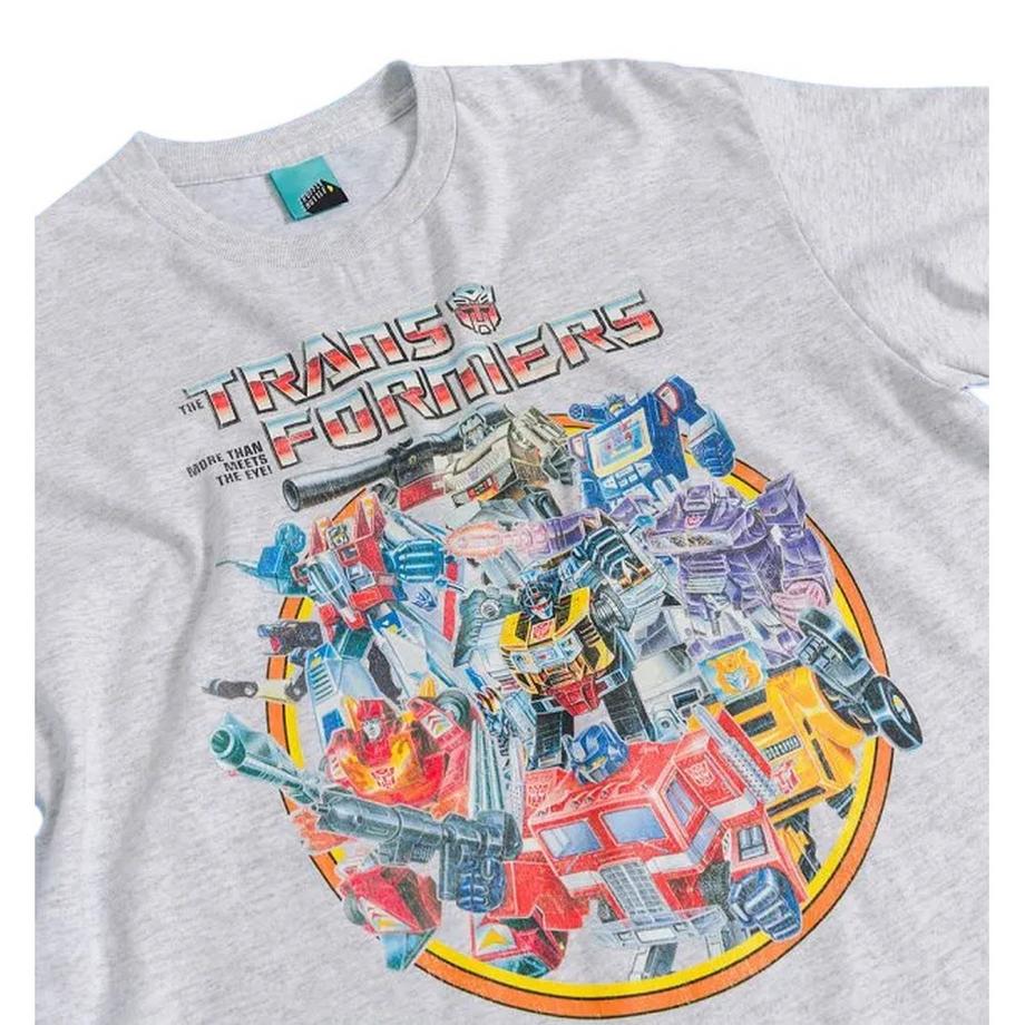 TRANSFORMERS T-Shirt Imprimé Motif Jouets Rétro  