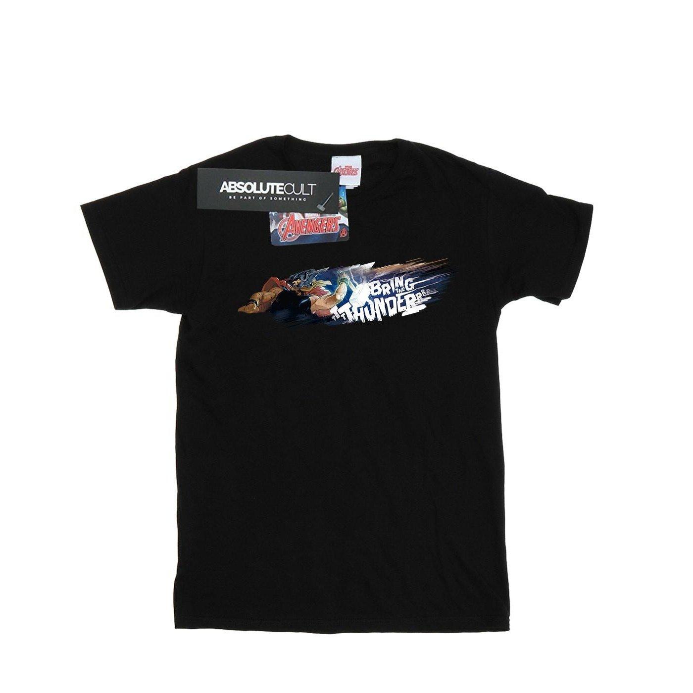 Image of Thor Bring The Thunder Tshirt Damen Schwarz S