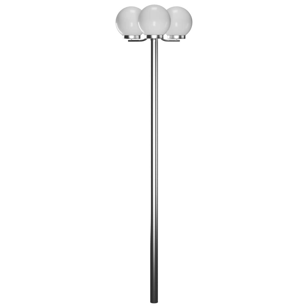 VidaXL Lampadaire acier inoxydable  