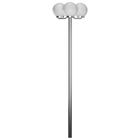 VidaXL Lampadaire acier inoxydable  