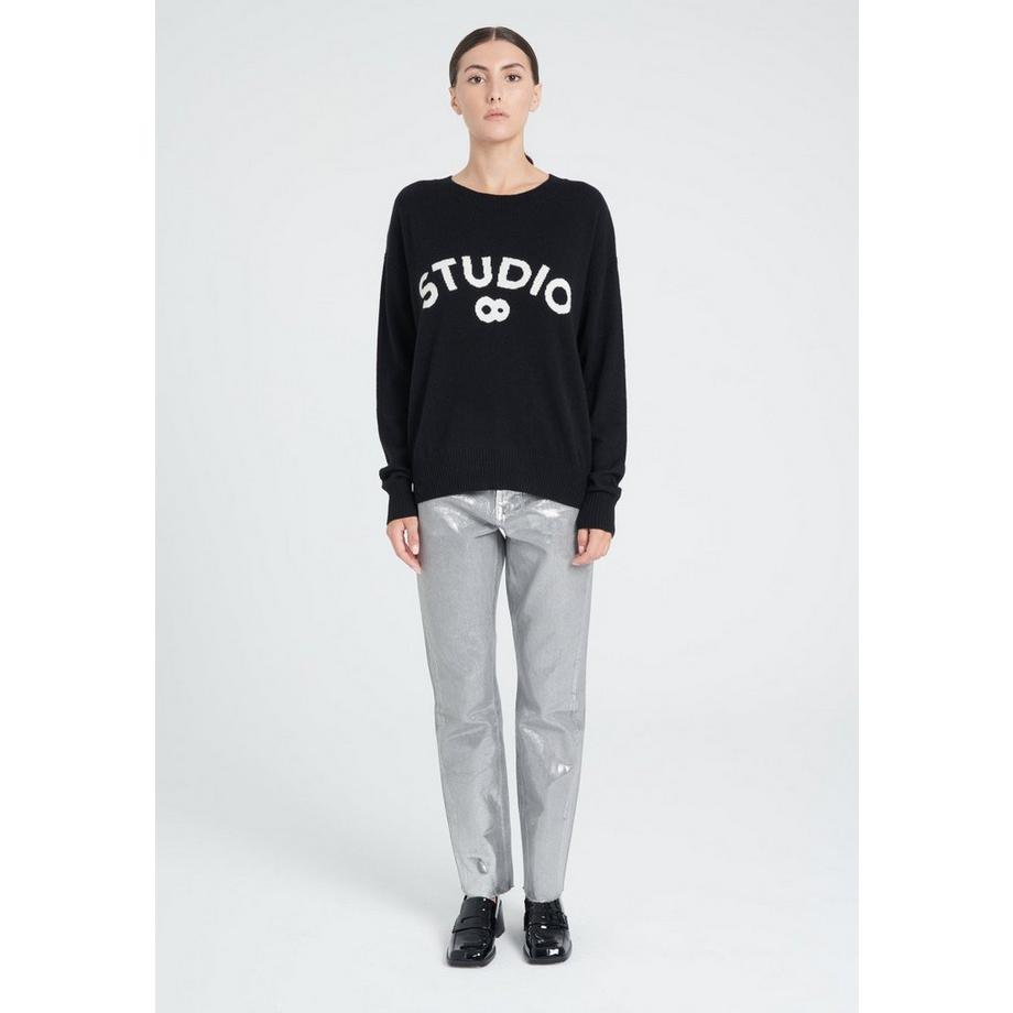 Studio Cashmere8 ZAYA 4 Studio 8 Pull Col Rond Cachemire  