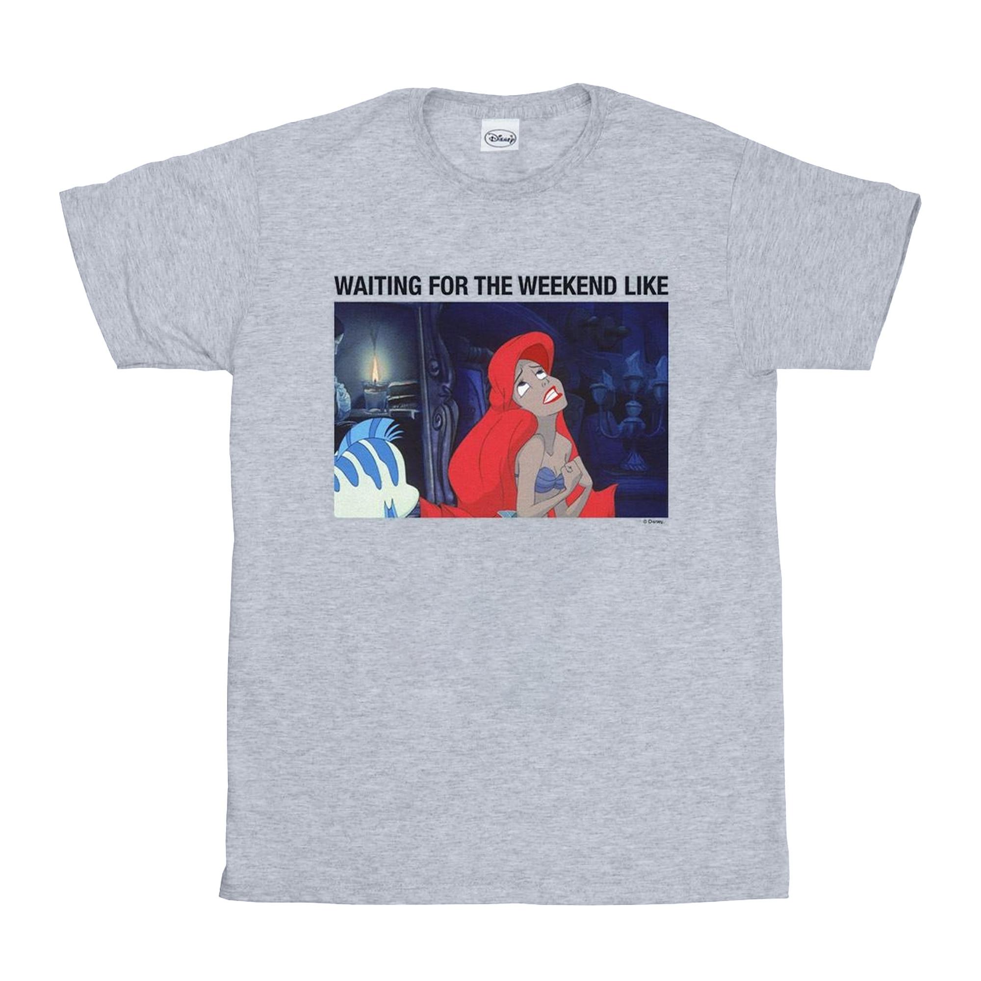 Disney  The Little Mermaid Waiting For The Weekend TShirt 