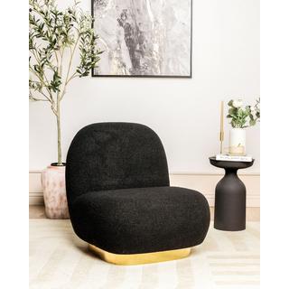 Beliani Fauteuil en Bouclé Moderne LOVIISA  