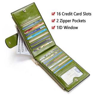 Only-bags.store PU Leder Slim Brieftasche RFID Schutz  