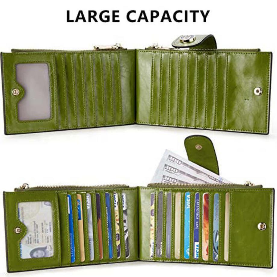 Only-bags.store Portafoglio sottile in pelle PU Protezione RFID  