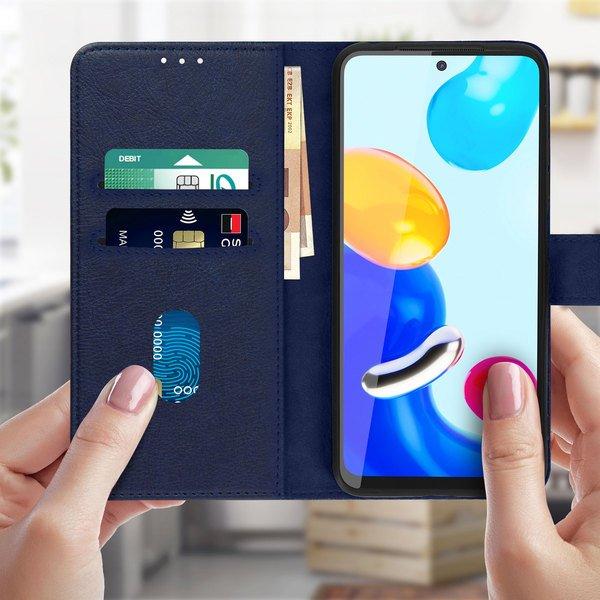 Avizar  Klapphülle Xiaomi Redmi Note 11 Blau 