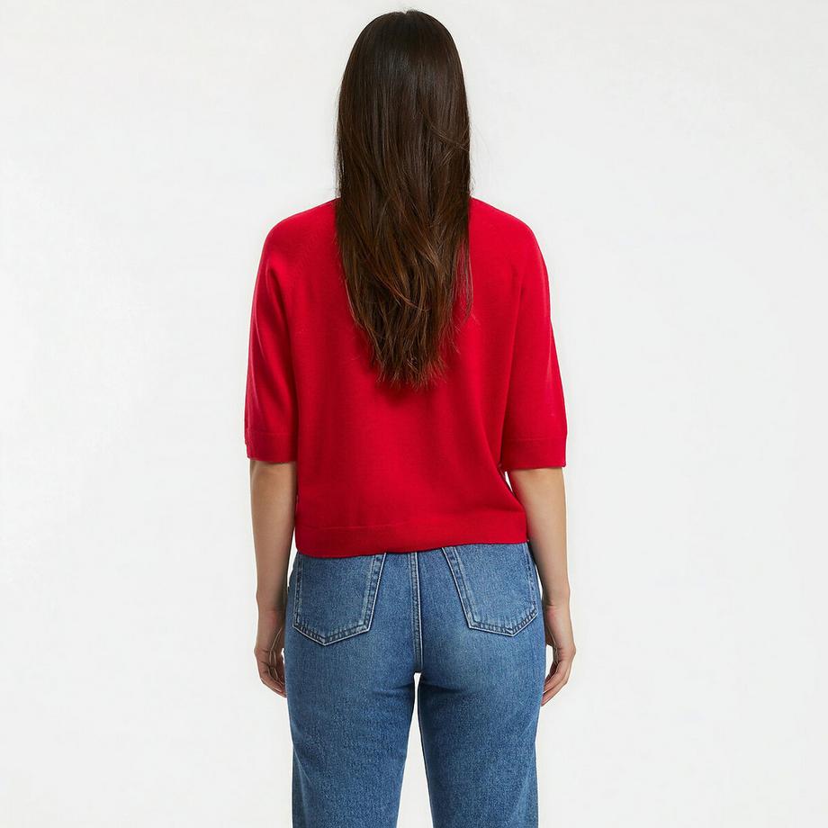 La Redoute Collections Pull Col Rond 100% Laine  