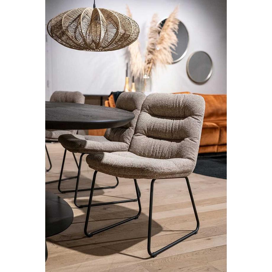 mutoni Stuhl Danica Baquer hellgrau  