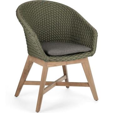 Fauteuil de jardin vert Coachella