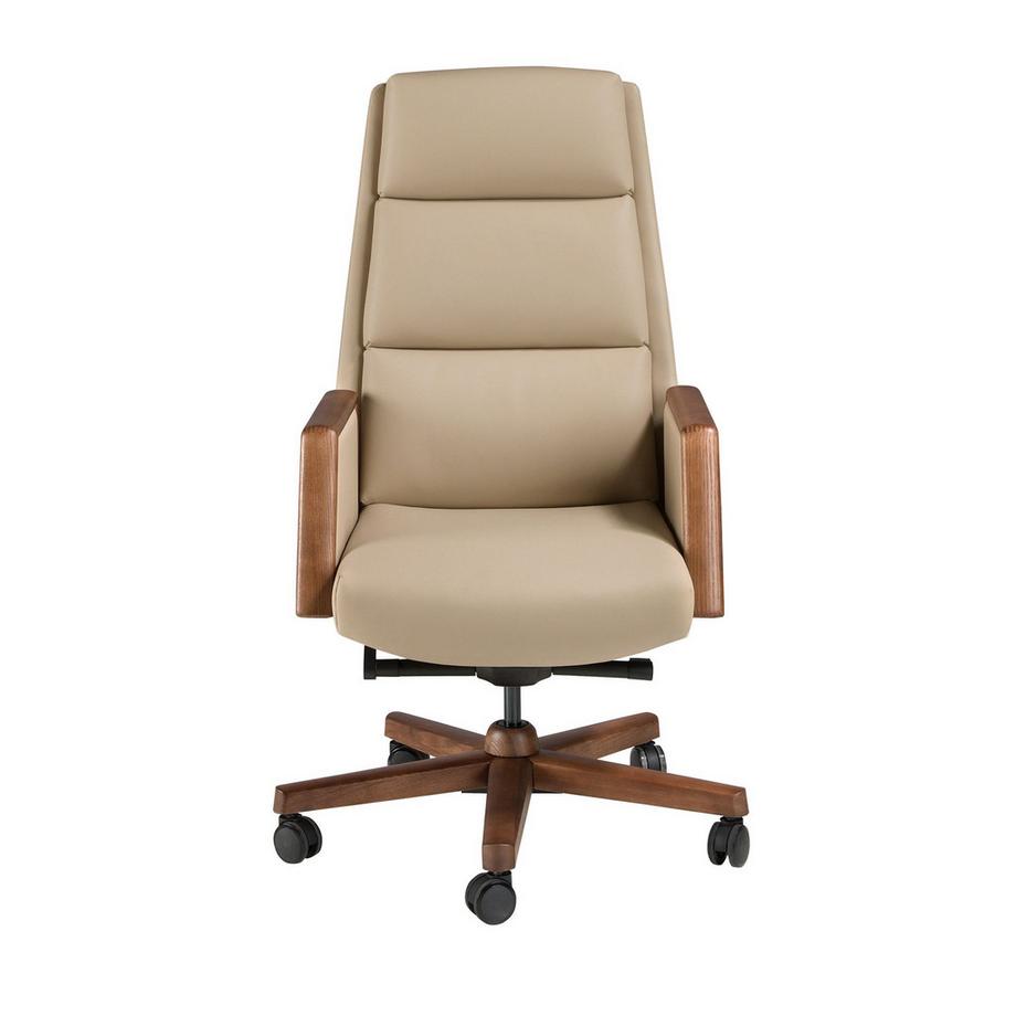 ANGEL CERDA Fauteuil de bureau pivotant en similicuir  