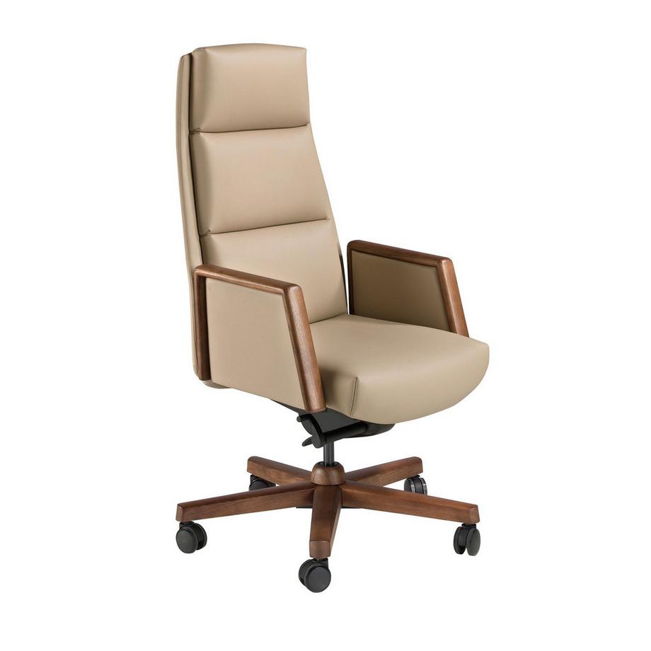 ANGEL CERDA Fauteuil de bureau pivotant en similicuir  