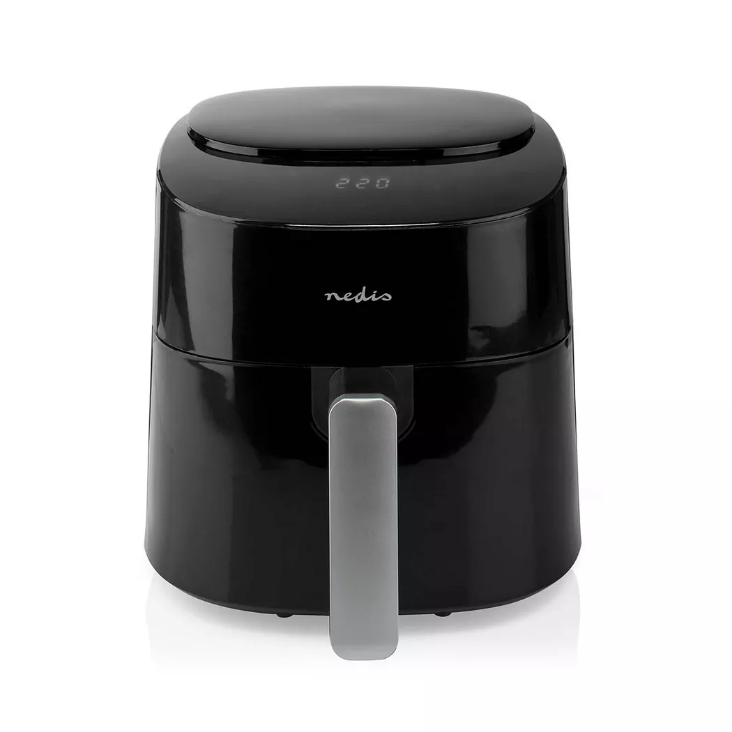 Nedis - Friteuse à Air Chaud avec Minuteur 4,2L, Noir