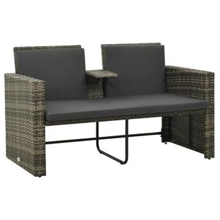 VidaXL Garten-sofa-set poly-rattan  