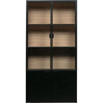 Vitrine Sivan pin noir 200x100