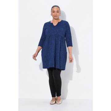 Longshirt, A-Linie, Tunika-Ausschnitt, Taschen