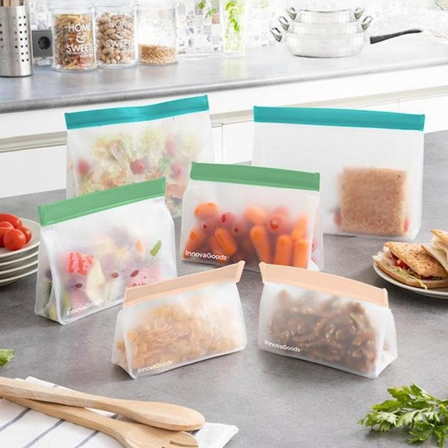 InnovaGoods  6x verschließbare hermetische Beutel 