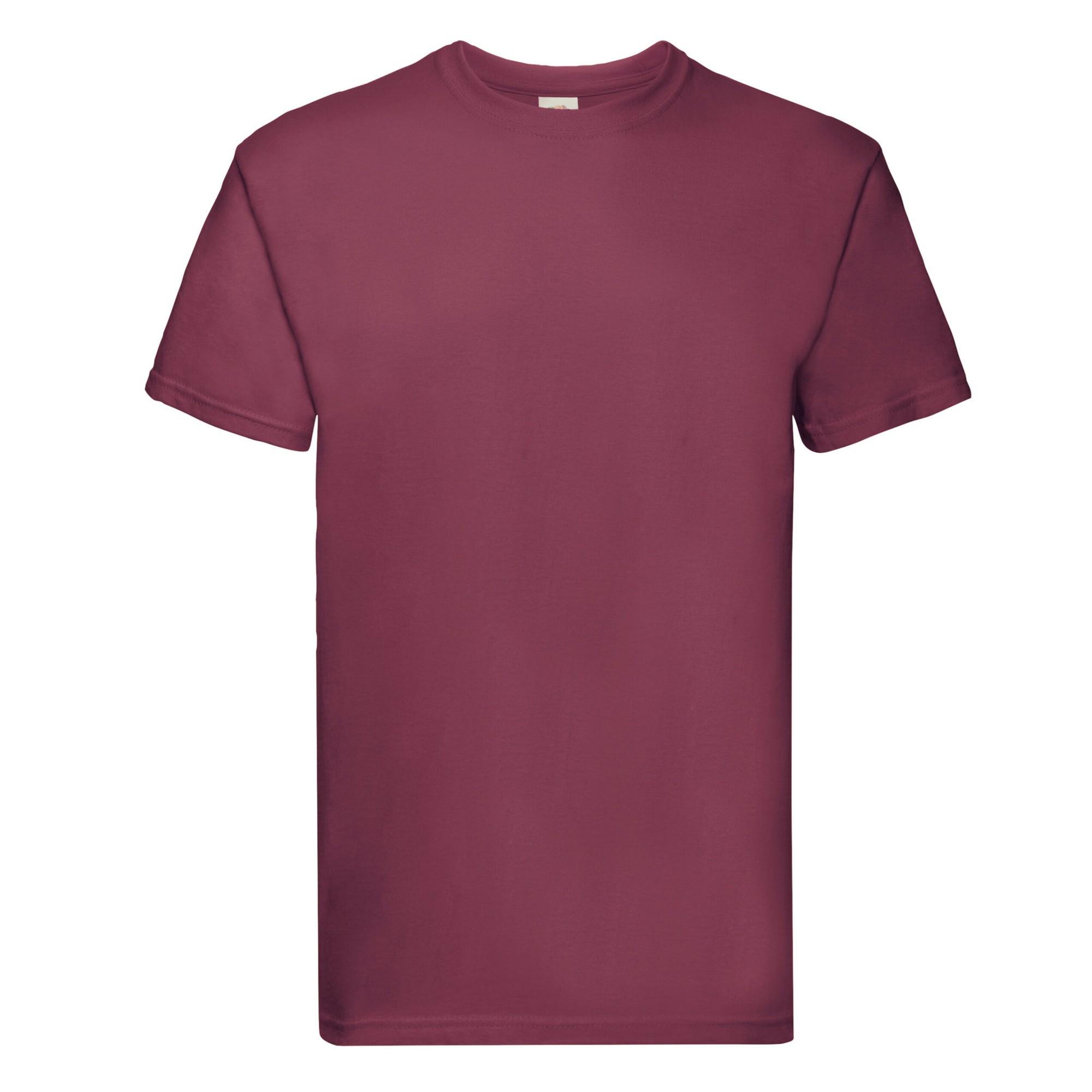 Image of Super Premium Tshirt Damen Weinrot L