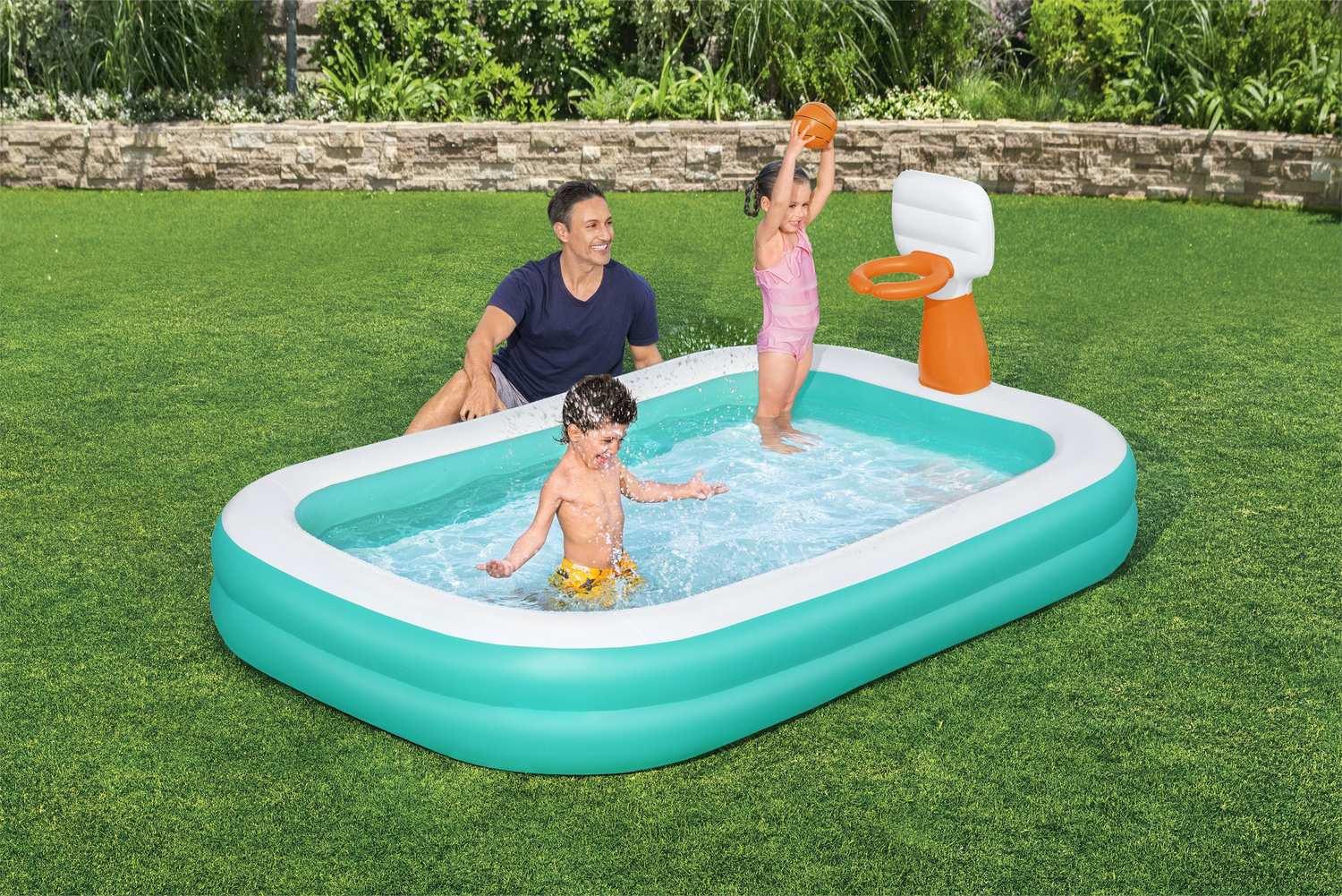 Bestway  Piscina per famiglie Dunk n Splash 251 x 168 x 102 cm 