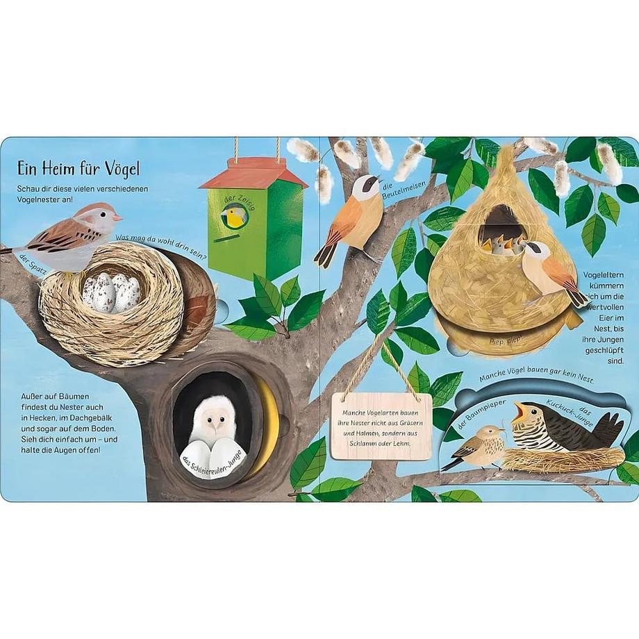 Mit einem Ei fängt alles an Davies, Becky; Pepper, Charlotte (Illustrationen); Jüngert, Pia (Übersetzung) Couverture rigide 