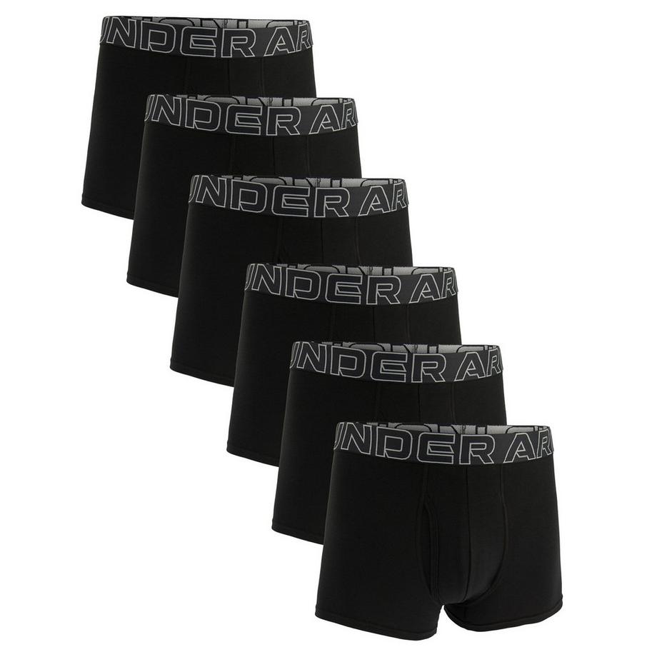 Boxershort  6er Pack Figurbetont-UA PERFORMANCE COTTON - SOLID 3 IN 6PK