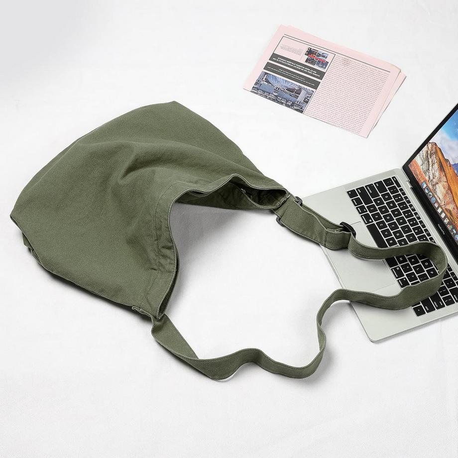 Only-bags.store Canvas Crossbody Bag mit verstellbarem Riemen  