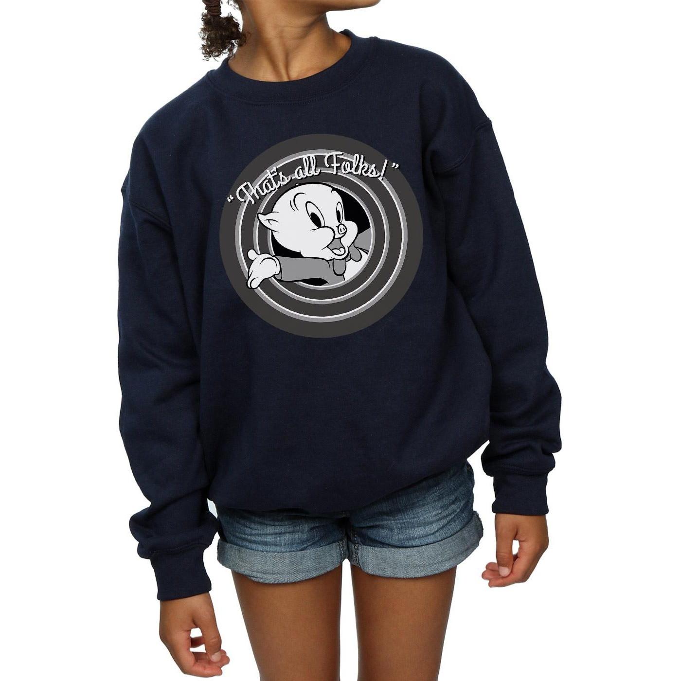 LOONEY TUNES  That's All Folks Sweatshirt 