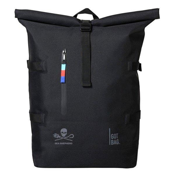 Image of GOT BAG ROLLTOP aus Meeresplastik Black Sea Sheperd