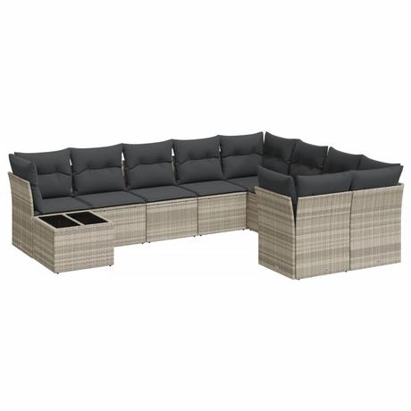 VidaXL Garten sofagarnitur poly-rattan  