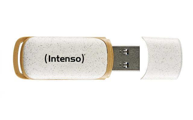 Intenso  Intenso Green Line USB-Stick 128 GB USB Typ-A 3.2 Gen 1 (3.1 Gen 1) Beige, Braun 