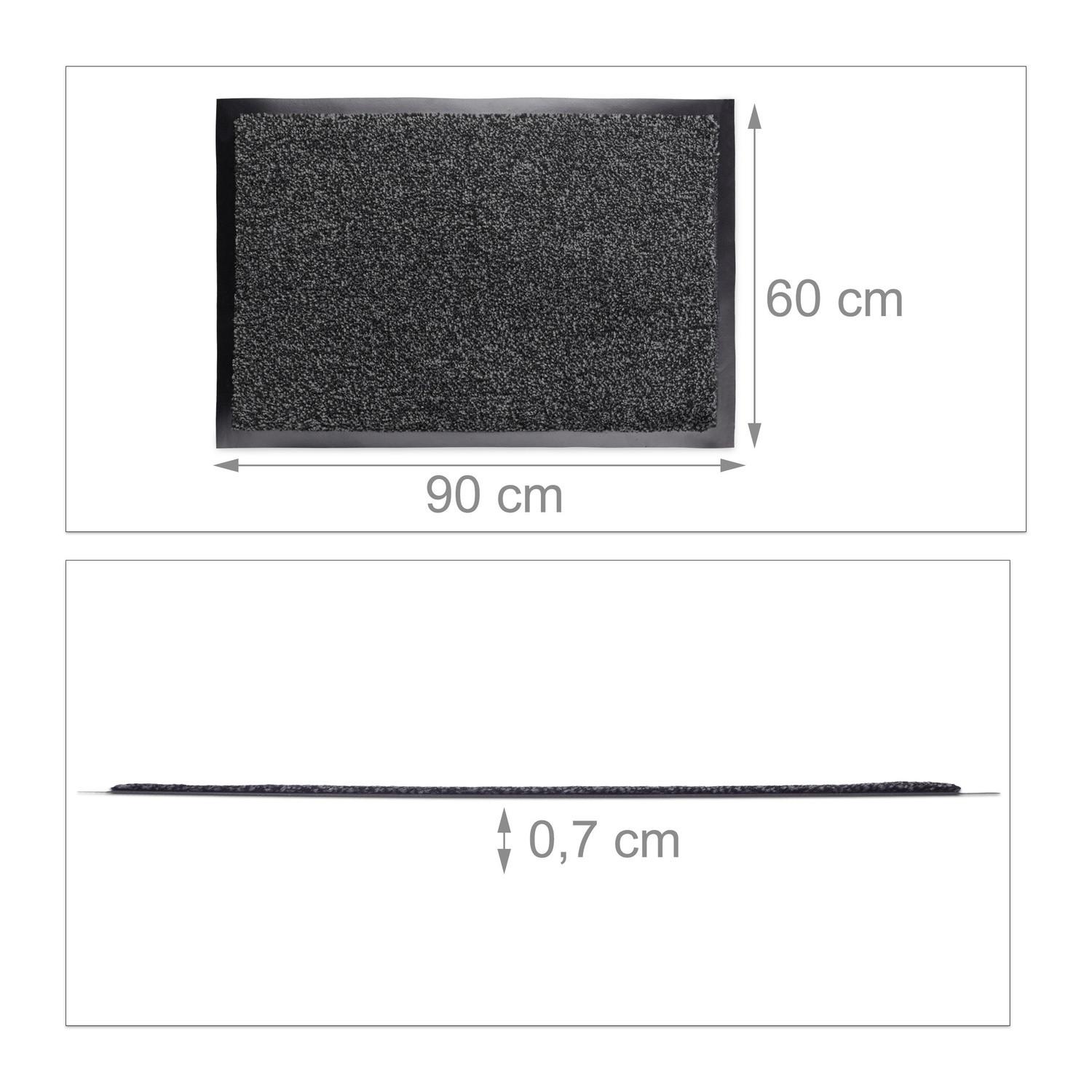 Northio Tappetino raccogli-sporco grigio  