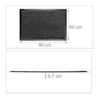 Northio Tappetino raccogli-sporco grigio  