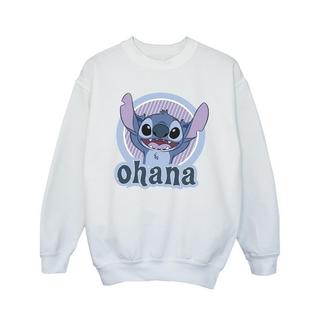 Disney  Lilo And Stitch Ohana Circle Sweatshirt 