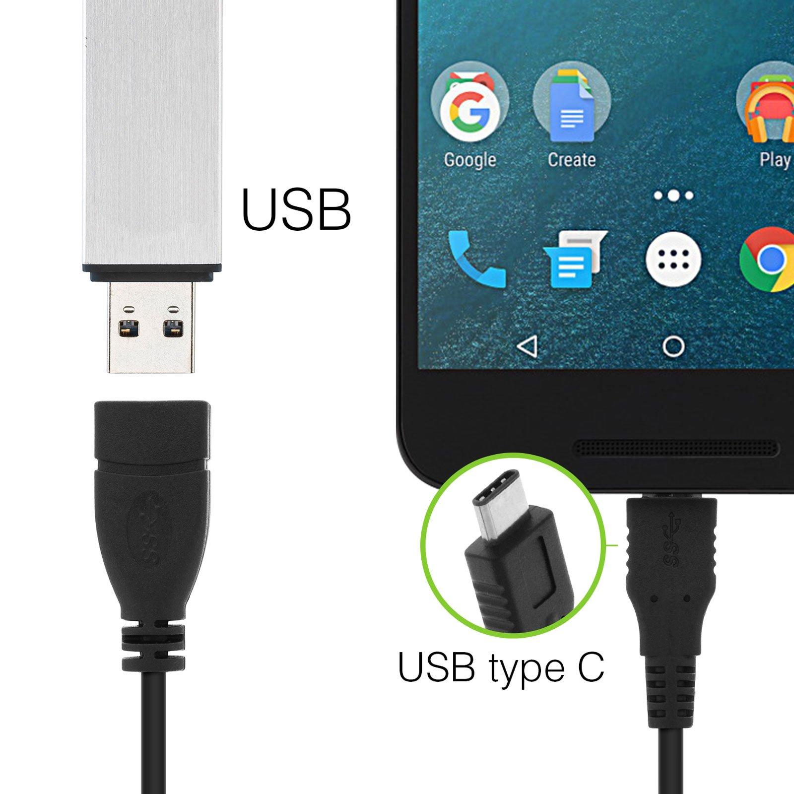 Avizar  Cable adaptateur OTG / USB Type C 