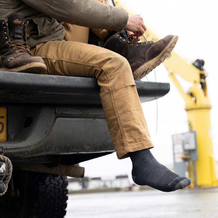 Darn Tough Vermont  Darn Tough Chaussettes Homme Bottes Tricot Côtelé Travail Durables Mérinos 