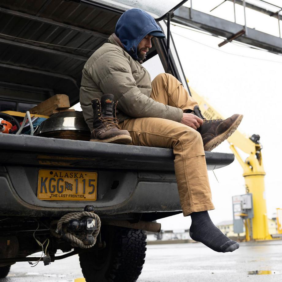 Darn Tough Vermont  Darn Tough Chaussettes Homme Bottes Tricot Côtelé Travail Durables Mérinos 