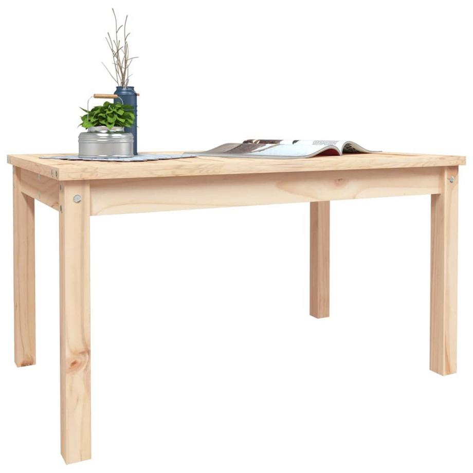 VidaXL Table de jardin bois de pin  