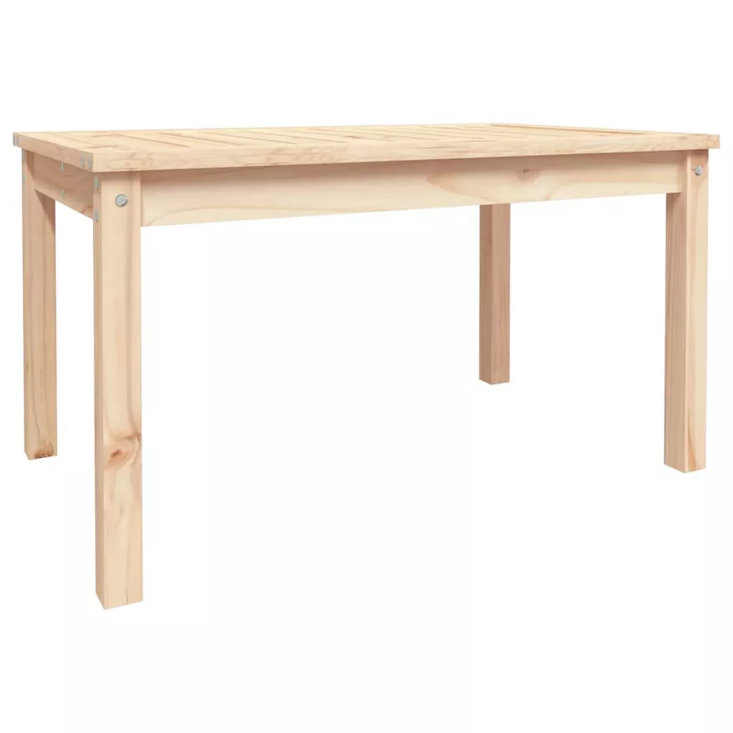 vidaXL Gartentisch 82,5x50,5x45 cm Massivholz Kiefer