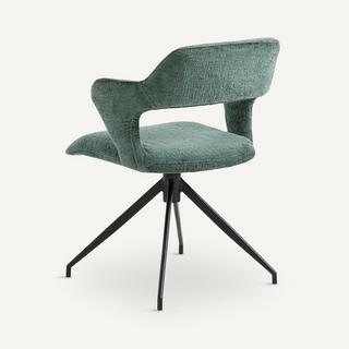 AM.PM Fauteuil de table pivotant chenille flammée  