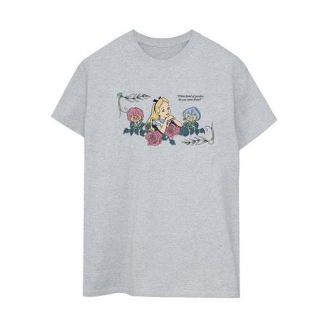 Disney  Tshirt ALICE IN WONDERLAND WHAT KIND OF GARDEN 