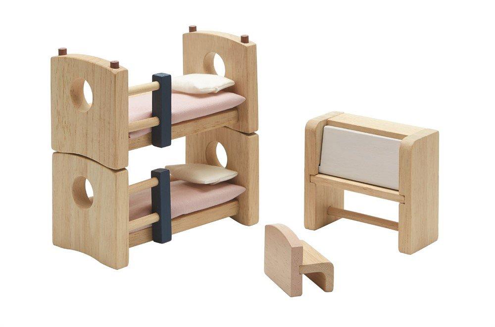 Image of Plan Toys houten meubelset kinderkamer