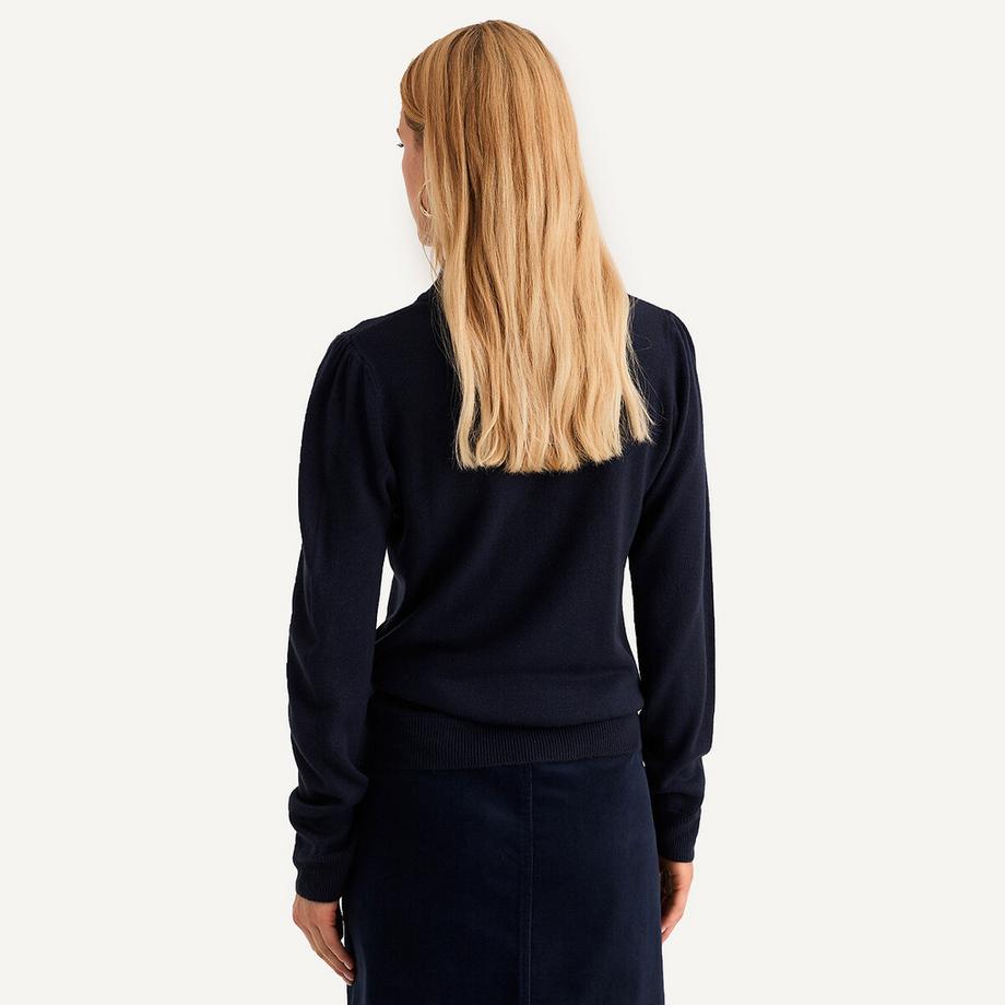 La Redoute Collections Pull col montant en maille douce  