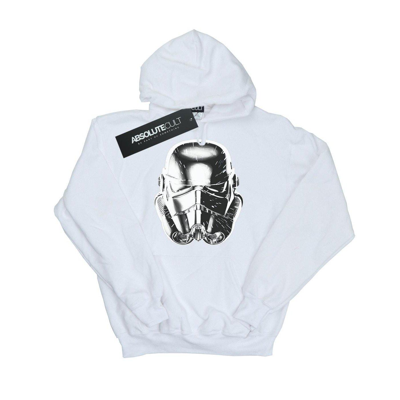 Image of Stormtrooper Warp Speed Helmet Kapuzenpullover Mädchen Weiss 128