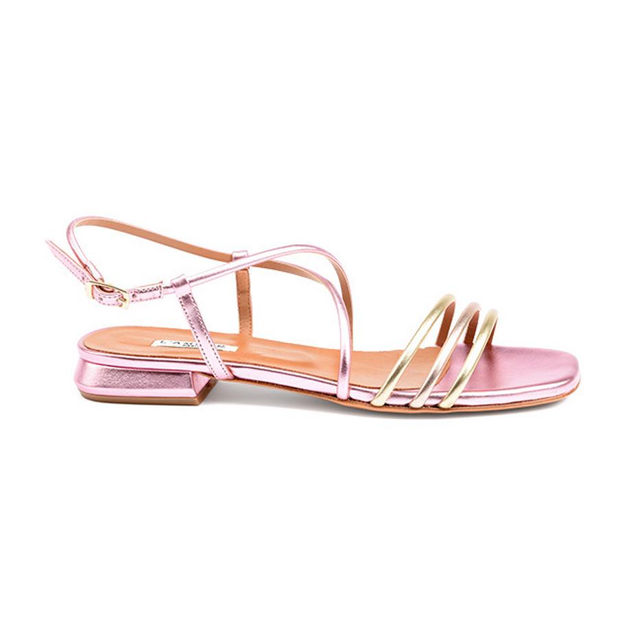 L'amour Perlata Flache Sandalen  