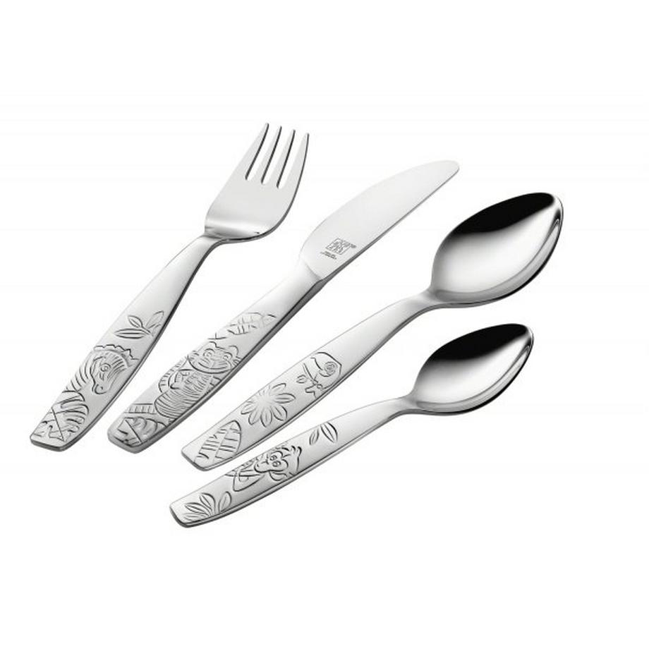 ZWILLING  Kids - Kinderbesteck "Jungle", 4-tlg. (geprägt) 